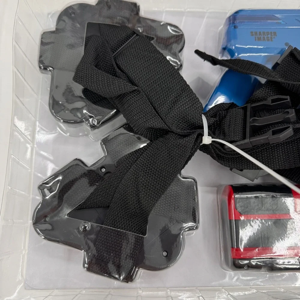 Sharper Image NEW Laser‎ Tag Set Two Player Blasters and Chest Guards Red Blue